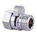 KES Shower Head Shut-Off Valve Ball Valve 1/2-Inch NPT BRASS Polished Chrome, KUS1140B