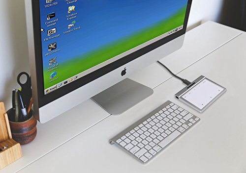Arkscan TP01 Mouse Keyboard Touchpad with Multi Touch Control for Windows 7 and 10 on Desktop/Laptop / Notebook Computer, USB Interface (Plug & Play)