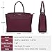 Laptop Bag for women, Women Shoulder Bag Briefcase with Multi-pockets for 15.6 inch Laptop by IAITU,Dark Purple