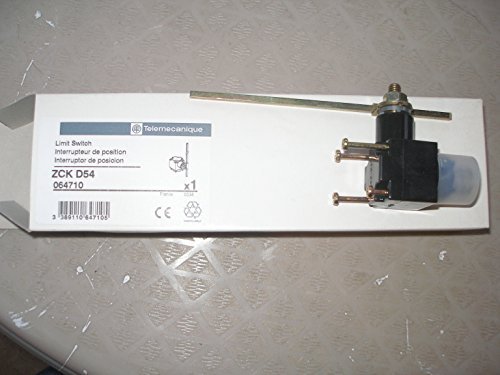 Schneider Electric ZCKD54 Limit Switch Rotary Head, Limit Switch Head Zckd - Steel Square Rod Lever 3 mm L = 125 mm