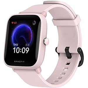 Amazfit Bip U – 1,43″ LCD Scherm – 9 Dagen Batterij – 60+ Sport Modes – Pink