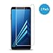 Vieykll For Samsung galaxy A8 2018 Screen Protector - [9H Hardness] [2pcs] 2.5D galaxy A8 Plus 2018 Tempered Glass Screen Protector (galaxy A8 Plus 2018)
