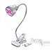 Desk Clip Plant Grow Light with 360° Flexible Gooseneck and Spring Clamp