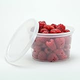 36-Pack 16 oz Plastic Deli Containers with Airtight Lids,Microwave & Dishwasher Safe,Restaurant Deli Cups,Great for Kids Lunch Boxes,21 Day Fix, Portion Control, Baby & Meal Prep Containers BPA Free