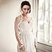 Bridal Veils,White Ivory 1T Wedding Accessories with Lace Edge 86CM