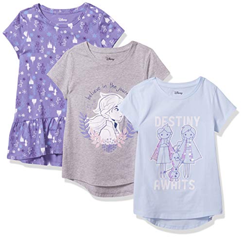 Spotted-Zebra-Girls-Disney-Star-Wars-Marvel-Frozen-Princess-Short-Sleeve-Tunic-T-Shirts
