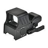 MidTen 1X22X32 Red Green Dot Sight 4 Reticles Reflex Sight Quick Detach Mount 20mm Rail