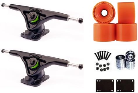 Longboard Bear Trucks Skateboard Deck Package Orangatang In Heat 75mm Slide Wheels Abec 7 Hardware