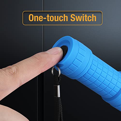 EverBrite Black Light Flashlight, UV Mini Flashlight, 9-Led 395nm Detector for Pet Urine, Stains, Scorpions, 18 AAA Batteries Included, 6-Pack