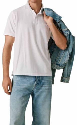 Polo Oscar para Hombre, Blanco (Blanco), L