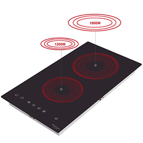 1 Ceramic+Cooktop+Burners+Electric+Control