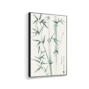 Framed Canvas Home Artwork Decoration Antique Plant Canvas Wall Art for Living Room, Bedroom - 16x24 inches