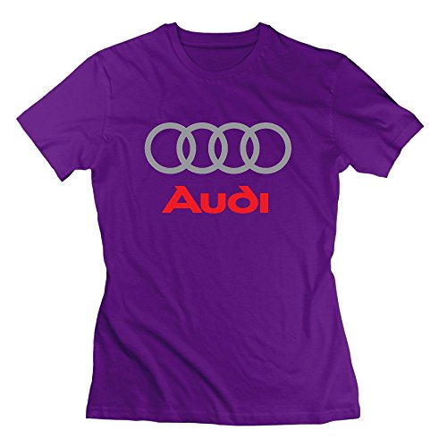 Women's Audi Logo T Shirt Purple