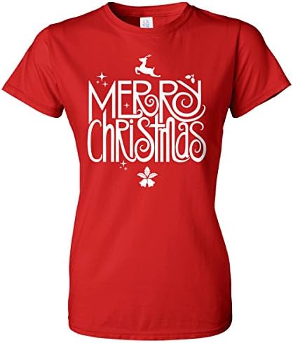 Ripped Ink Clothing Co Merry Christmas Xmas Womens T Shirt