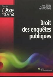 Droit des enquêtes publiques