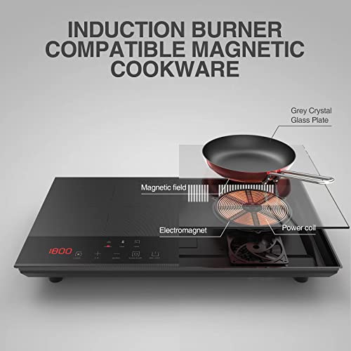 PAYISHO Double Induction Burner Induction cooktop, Countertop cooktop