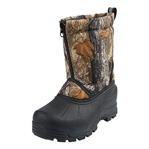 Northside Boys' Icicle Snow Boot, Tan Camo, 8 Medium US Toddler