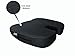 Orthopedic Seat Cushion Coccyx EXTRA LARGE Memory Foam Gel Sitting Pillow for Back Pain, Sciatica and Tailbone Relief - Perfect Fit for Office and Kitchen Chair, Wheelchair, Car, Truck (XL-Black)