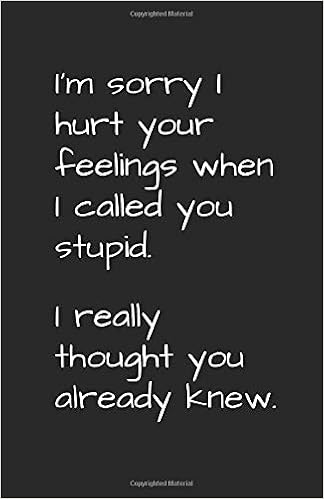 Sorry I Hurt Your Feelings Blank Daily Writing Notebook Diary With Ruled Lines Amazon Fr Sass Snarky Livres Anglais Et Etrangers