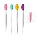 Dog toothbrush, Double-sided soft silicone gentle dental brushes kit with curved long handle