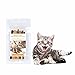 VIVOO Cat Teeth Grinding Chew Toy Catnip Stick Natural Matatabi 6 Pack, Healthy Care Organic Silver Vine Bully Sticks for Kitty