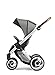 Mutsy Evo Urban Nomad Stroller, Silver Chassis, Light Grey