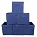 EZOWare Set of 6 Foldable Fabric Basket Bins, 10.5