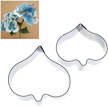 Alyson Reynolds - Hydrangea Petals 2 Set Cutters For Sugarcraft/Cold Porcelain Floral Decoration