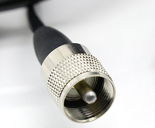 NMO Bracket L Shape Fender Mount W/M PL-259 UHF Connector RG-58U 5 Meter Cable
