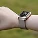 Walcase Fully Magnetic Closure Clasp Milanese Loop Stainless Steel iWatch Band for Apple Watch Series 3 Series 2 Series 1 - 38mm Gold