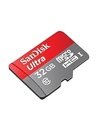SanDisk 16 GB Ultra Clase 10 Micro SDHC de hasta 48 MB s con adaptador [Nueva Versión], Negro, Gris, Rojo