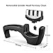 Knife Sharpener,Besiva 3 Stage Professional Kitchen Knife Sharpening System for Straight Tungsten Diamond Ceramic and Serrated Knives (Black)