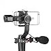 HolaFoto 2in1 Adapter, Charge and Earpod Audio Adapter Attach Microphone to Gimbal for Zhiyun Smooth 5S Smooth5 4 Q3 q2 q DJI Osmo Mobile 2 Feiyu Vimble for iPhone14 13 12 Xs Max XR X 8 Plus 7 Plus 6S