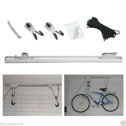 Amazon Com Kchex Bike Lift Rack W Ceiling Rail Mounting Bike Rack