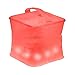 Ivation Inflatable Cube Solar Light, Outdoor Lantern, For Pool, Party, Disco, Patio, Waterproof IPX7, Charge in Direct Sunlight, Requires No Batteries