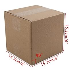SUNLPH Shipping Boxes 6x6x6 Inches Small Corrugated