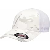 Flexfit Unisex Mesh Fitted 2-Tone Trucker Hat, One Size