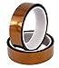 1-Inch Wide 1 Mil Hi-Temp Kapton Tape (2-Pack, 144 Yards Total); 2 Roll Set of Polyimide Film Tape for 3D Printing, Soldering, Insulating Circuit Boards & More! (1 Inch)