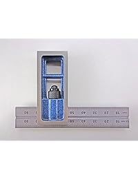 Pec Herramientas Inglés Métrico Doble Square precisión +  0.001" 6" cerrajero 7104   754, 100 mm
