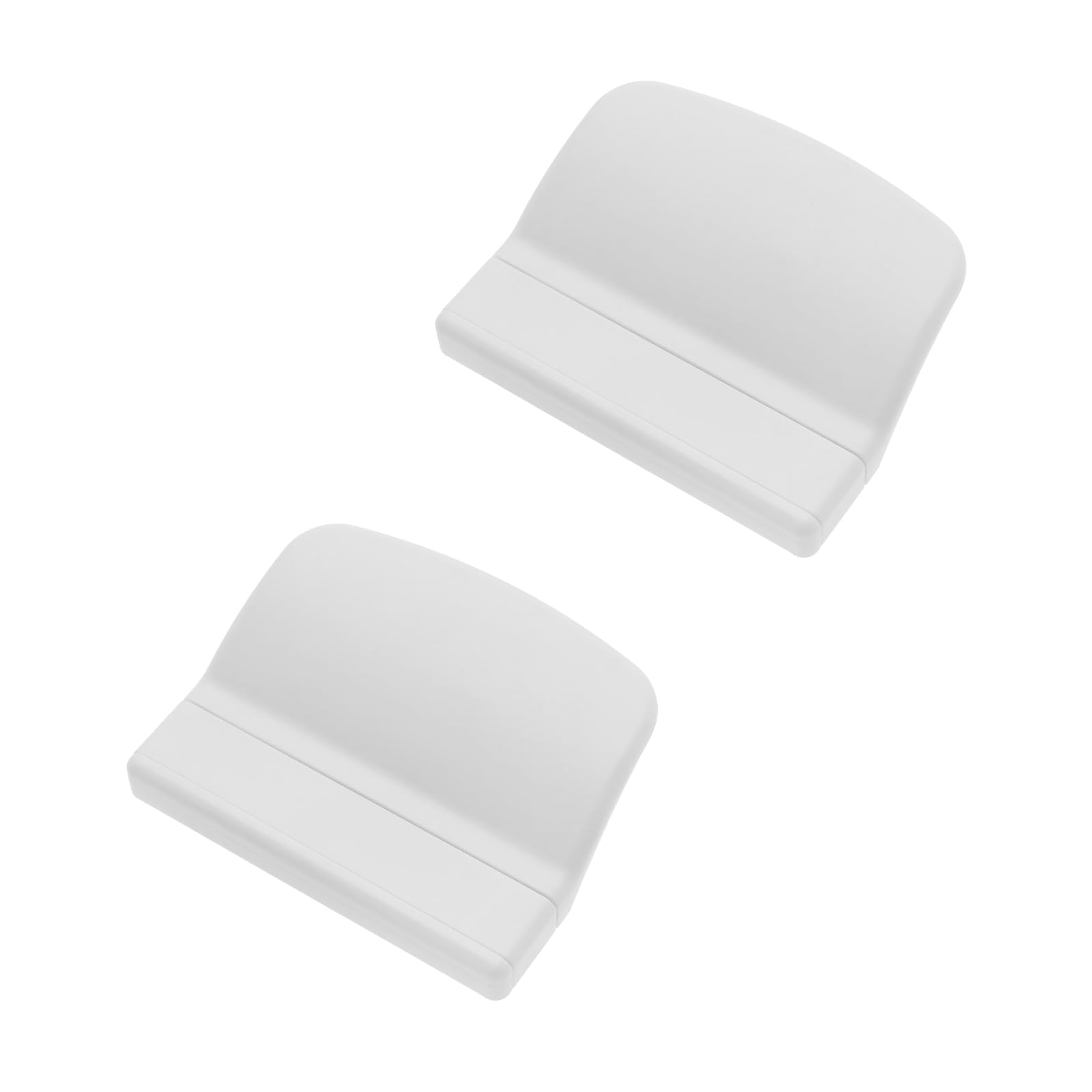 The Lord of the Tools 2PCS Balcony Door Handle Pull Handle Shell Handle Patio Door Handle Mounting Length 70 mm for Balcony Door Sliding Door, White