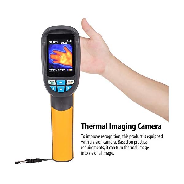 HT-02D Handheld IR Infrarot Wärmebildkamera Farbdisplay 1024p 32x32 Auflösung Wärmebildkamera für Elektriker und… – Bild 7