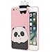 Aurorax 3D Bare Bears Soft Silicone Case For IPhone 6/6s Plus 5.5 (Pink)