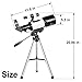 ToyerBee Telescope for Kids& Beginners, 70mm Aperture 300mm Astronomical Refractor Telescope, Tripod& Finder Scope- Portable Travel Telescope with Smartphone Adapter and Wireless Remote