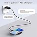 LETSCOM Wireless Charger, [2 Pack] Qi-Certified 15W Max Fast Wireless Charging Pad, Compatible with iPhone 11/11 Pro Max/XS Max/XR/XS/X/8/8+, Galaxy Note 10/Note 10+/S10/S10+/S10E (No AC Adapter)