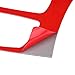 Gear Shift Frame Trim, Carbon Fiber Car Gear Shift Knob Panel Cover Trim for BMW F15 F16 X5 X6 (#B)