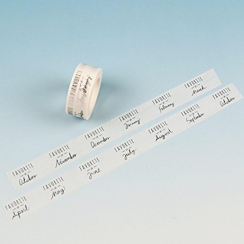 TEINSO 1.5CM Wide Traveller Series Paper Washi Tape Adhesive Tape DIY Scrapbooking Sticker Label Masking Tape Student Stationery Gift Month