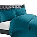 Nestl Teal Duvet Cover King Size - Soft Double Brushed King Duvet Cover Set, 3 Piece, with Button Closure, 1 Duvet Cover 104x90 inches and 2 Pillow Shams