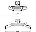 gotonovo Clawfoot Tub 3-3/8 Inch Adapter Claw Foot Bathtub Kitchen Faucet Adjustable Swing Arms Commercial Utility Eccentric Screw Plus Size 1 Pair