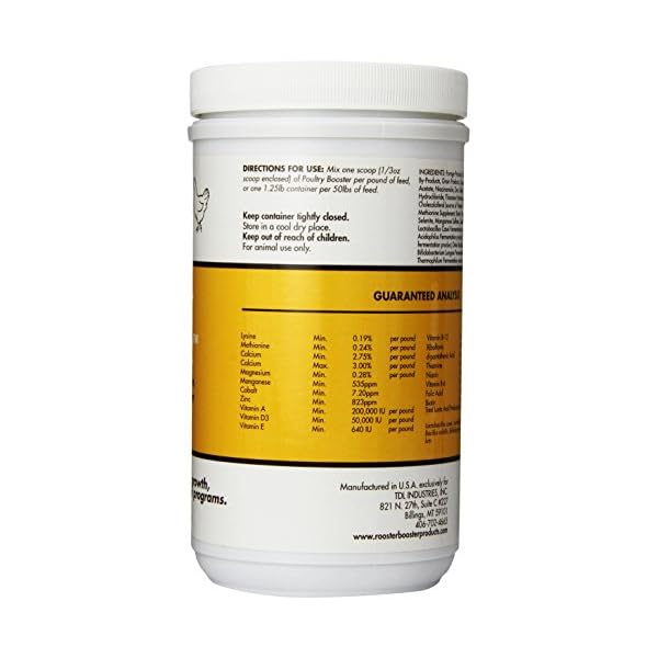 Rooster Booster Poultry Booster, 1.25Pound Backyard Chicken Tractor