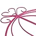 WELL-STRONG Earring Necklace Holder Birdcage Wall Mount Jewelry Organizer Hanger for Girls Pink